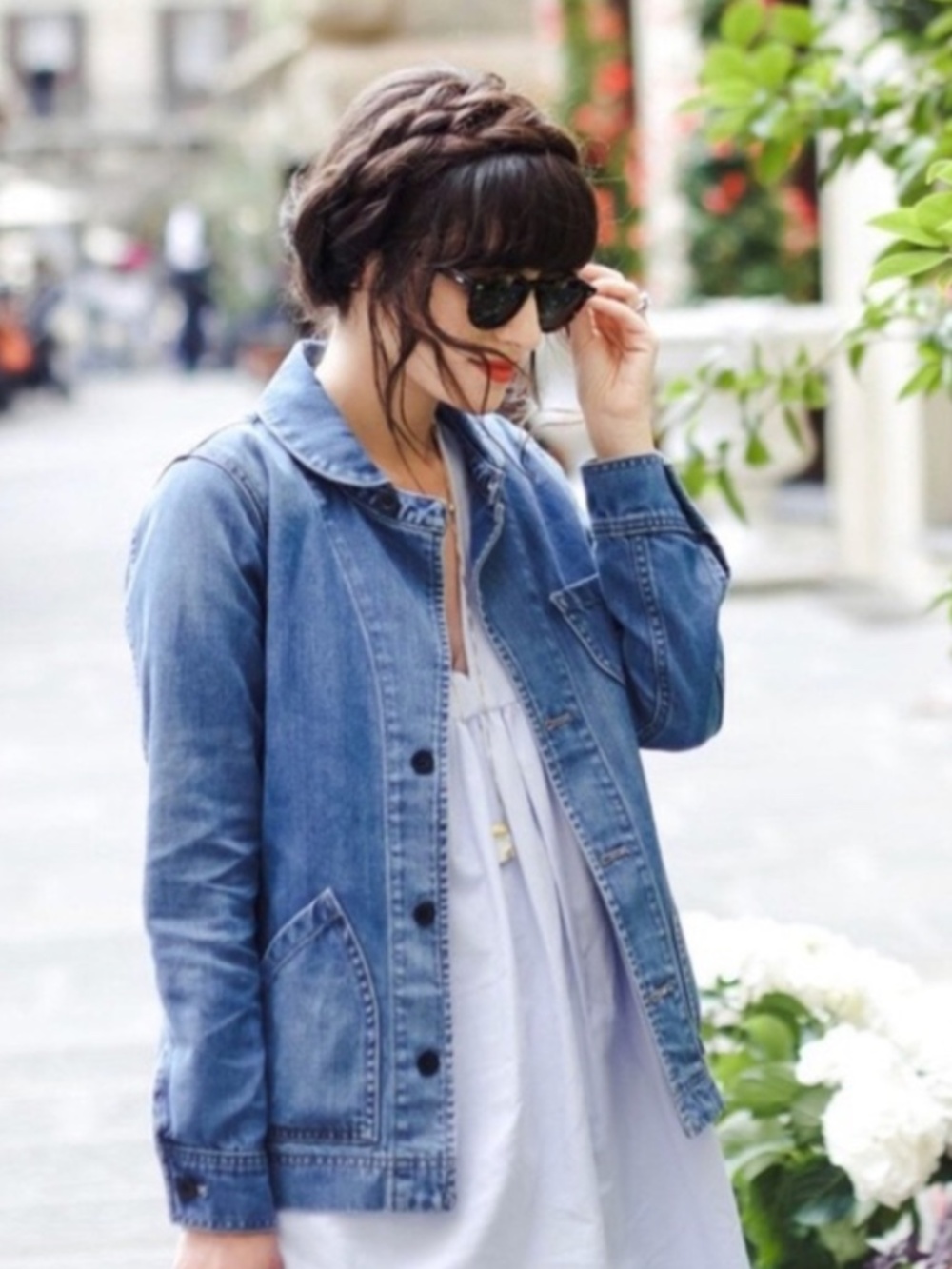 Madewell Joshua Tree Denim Jacket in Rosie Wash size Large